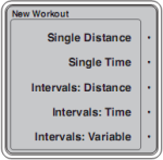New Workout Screenshot